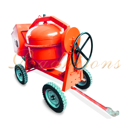 Malaxeur moteur diesel 510L HENZ orange