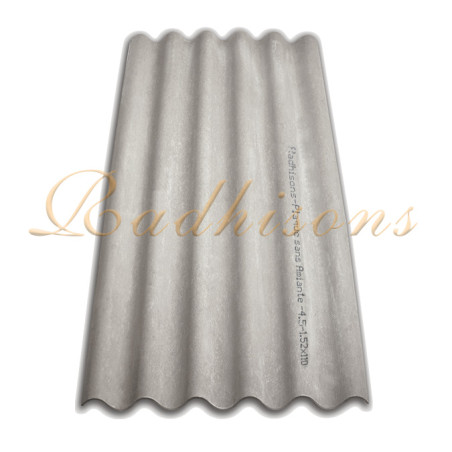 Tuile en Fibrociment 1520x920x5,00mm (sans amiante) gris